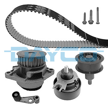 DAYCO TRİGER SETİ 130x200 - 058x170 POLO-CORDOBA-GOLF IV 1.4-1.6 16V BCB-BBY-BUD OEM: 036198119A-036198119C-036198119E - DAYCO KTBWP3380 kodlu oto yedek parça görseli
