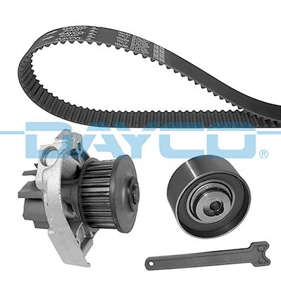 DAYCO DEVİRDAİMLİ EKSANTRİK GERGİ KİT FIAT DOBLO 01 LINEA 07 PUNTO 09 PANDA 10 ALBEA 07 ALFA ROMEO MITO 11 LANCIA YPSILON 10 FORD KA 08 1.2 1.4 129 DİS 71771599-71776007 OEM: 71771599-71776007 - DAYCO KTBWP4662 kodlu oto yedek parça görseli