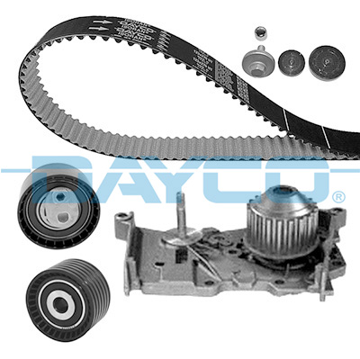 DAYCO EKSANTRİK GERGİ KİTİ DEVİRDAİMLİ MGN II-III-CLIO III-LGN II-III-SCENIC-FLUENCE-MODUS 1.6 16V K4M FEBI 36444 OEM: 119A04687R-130C13191R-7701477023-16 - DAYCO KTBWP5171 kodlu oto yedek parça görseli