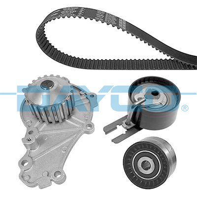 DAYCO TRİGER SETİ DEVİRDAİMLİ FIESTA FUSION 02 08 1.4 TDCI C2-C3-NEMO-BIPPER-206- 307 1.4 HDİ EURO 4 02 144 DİŞ 2S6Q8A615AB-2S6Q8591BA OEM: 2S6Q8B596AB-1609524980-0831.T3 - DAYCO KTBWP8750 kodlu oto yedek parça görseli