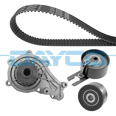 DAYCO DEVİRDAİMLİ TRİGER SETİ 137x254 P206-P207-P307-P308-P407-P3008-EXPERT-PARTNER-BERLINGO-JUMPY- C2-C3 -C4-C5-XSARA-FOCUS II-FIESTA V-VI VOLVO S40-C30-V50-FIAT SCUDO EURO4 1.6 HDI-TDCİ 1684448080-3M5Q8B596AB-9467565880 OEM: 1684448080-3M5Q8B596AB-9467565880 - DAYCO KTBWP9140 kodlu oto yedek parça görseli