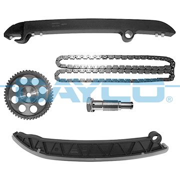 DAYCO EKSANTRİK ZİNCİR SETİ VW GOLF6-JETTA-POLO-A3-LEON 1.2TSI 08-12 CBZB-CBZA DAR BAKLA OEM: 03F198229A-03F109507B-03F109158K - DAYCO KTC1082 kodlu oto yedek parça görseli
