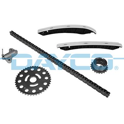 DAYCO EKSANTRIK ZINCIR SETI MERCEDES OM622 OM626 W447 W205 . RENAULT R9M 1.6 dCi TRAFIC MEGANE KADJAR NISSAN QASHQAI X-TRAIL OPEL VIVARO B KRANK DISLI YUKSEKLIGI: 38mm A6269930000-130C10990R OEM: A6269930000-130C10990R - DAYCO KTC1125 kodlu oto yedek parça görseli