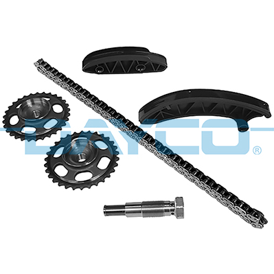 DAYCO EKSANTRIK ZINCIR SETI MERCEDES OM651 W204 W212 C218 X204 W639 W447 B906 UZUN PALET. DISLILERLE OEM: A0009936276-A6510500800-A6510520100 - DAYCO KTC1168 kodlu oto yedek parça görseli