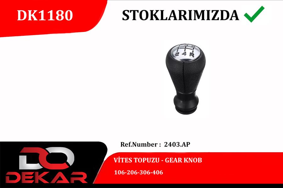 DEKAR VİTES TOPUZU 106-206-306-406 OEM: 2403.AP - DEKAR DK1180 kodlu oto yedek parça görseli