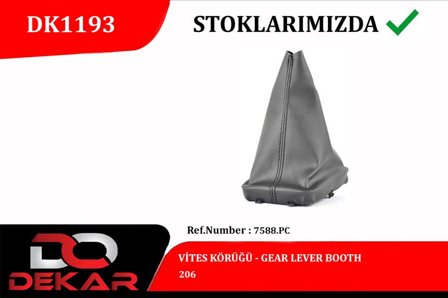 DEKAR VİTES KÖRÜĞÜ 206 OEM: 7588.PC - DEKAR DK1193 kodlu oto yedek parça görseli