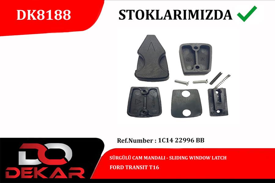 DEKAR SURGULU CAM MANDALI FORD TRANSIT V184-V348- 06 14 OEM: 1C1422996BB - 4642123 - DEKAR DK8188 kodlu oto yedek parça görseli