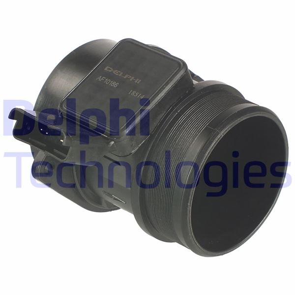 DELPHI HAVA KÜTLE ÖLÇER DEBİMETRE PARTNER-BERLINGO-P307-SCUDO-P406 DW10TD 2.0HDI 8V PARTNER II- BERLINGO II - EXPERT-JUMPY-SCUDO DW8B OEM: 1920.7S-9629471080-1380067G00 - DELPHI AF10186-12B1 kodlu oto yedek parça görseli