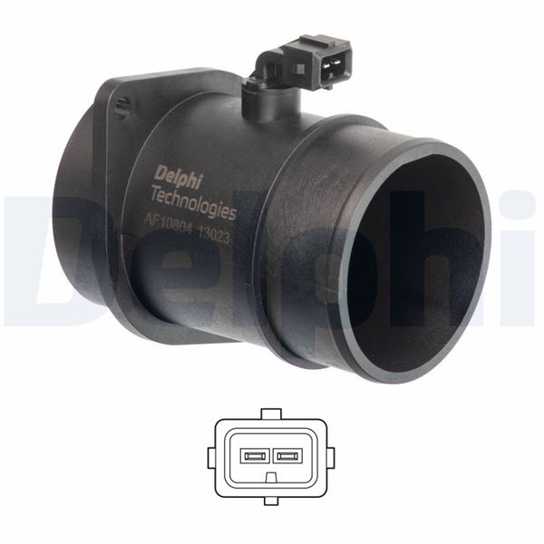 DELPHI HAVA DEBİMETRE SENSÖRÜ RENAULT KANGOO EXPRESS 19> MEGANE II 05> 1.5dCi K9K OEM: 8200534179 - DELPHI AF10804-12B1 kodlu oto yedek parça görseli