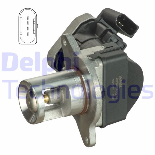 DELPHI EGR VALFI MERCEDES VITO OM646 W639 03 OEM: A6461402760 - DELPHI EG10487-12B1 kodlu oto yedek parça görseli