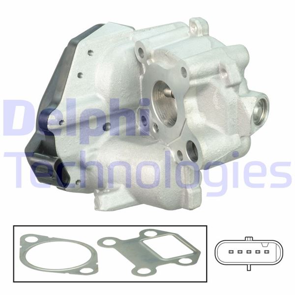 DELPHI EGR VALFI MERCEDES OM651 W204 W205 W212 W222 C253 X204 W447 W639 B906 B907 B910 OEM: A6511400860 - DELPHI EG10538-12B1 kodlu oto yedek parça görseli