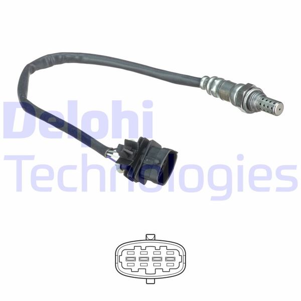 DELPHI OKSİJEN SENSÖRÜ POZİSYON 1 ASTRA J-CORSA D-E INSIGNIA A-MOKKA-MERIVA B-ZAFIRA C-ADAM-CRUZE-AVEO 1 .2-1.4 A-B-D12XEL-A-B-D14XEL OEM: 55563348-855235 - DELPHI ES20491-12B1 kodlu oto yedek parça görseli