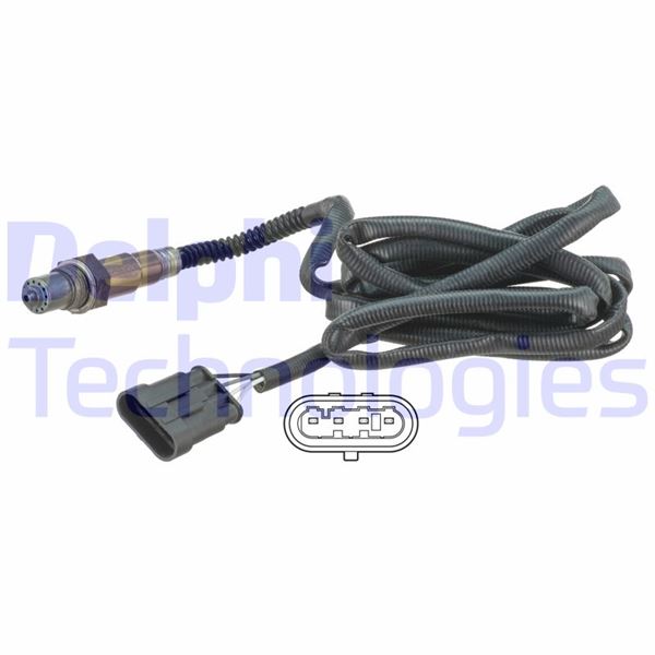 DELPHI OKSİJEN SENSÖRÜ 147-156 OEM: 46760863 - DELPHI ES20676-12B1 kodlu oto yedek parça görseli