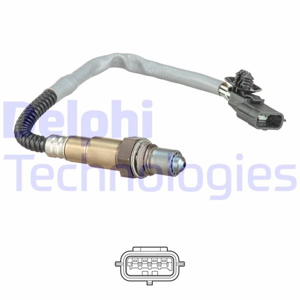 DELPHI OKSİJEN SENSÖRÜ LAGUNA OEM: 8200632571 - DELPHI ES20680-12B1 kodlu oto yedek parça görseli