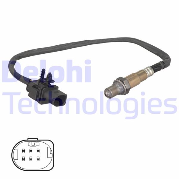 DELPHI OKSİJEN SENSÖRÜ P207 09>13 P208 12>19 P301 12> P308 09>21 P2008 13>19 PARTNER 08> BERLINGO 08> C3 09 >16 C4 09> DS3 09>15 1.6 HDI DV6B BOXER-JUMPER 2.2 HDI OEM: 1618.NE-9687161080-9678423380 - DELPHI ES21327-12B1 kodlu oto yedek parça görseli