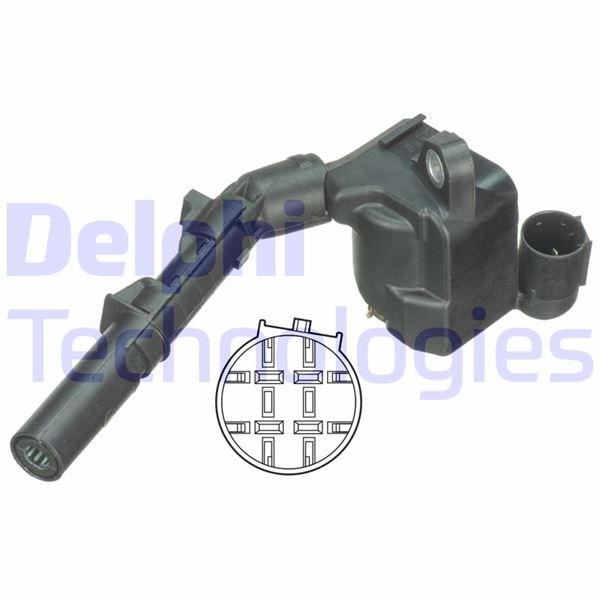 DELPHI ATESLEME BOBINI MERCEDES M276 W205 C218 W212 W213 C253 W166 C292 W222 R231 OEM: A2769060060 - DELPHI GN10691-12B1 kodlu oto yedek parça görseli