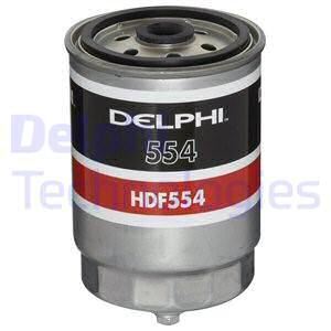 DELPHI YAKIT FİLTRESİ VOLVO S60 2.4D 2001-2010 S80 01-06 V70 II 2.4D 01-07 XC70 02-07 XC90 05-14 OEM: 8624522-31261191-8683212 - DELPHI HDF554 kodlu oto yedek parça görseli