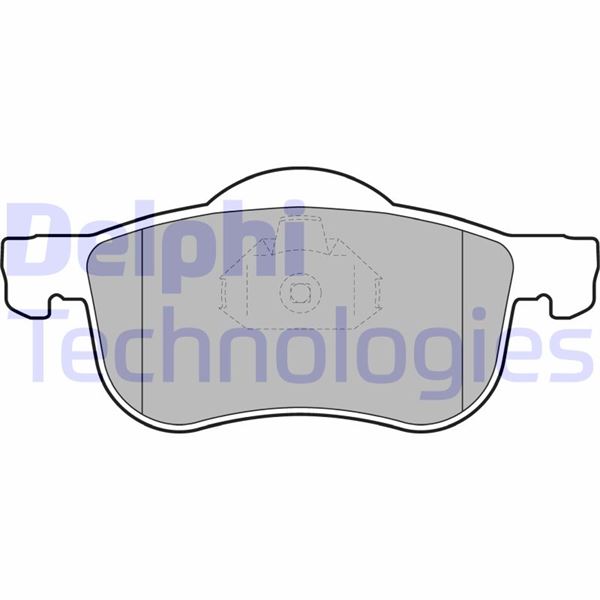 DELPHI ÖN BALATA VOLVO S60 00-10 S80 98-06 V70 97-07 XC70 00-07 S70 97-00 OEM: 8634921-8623861-31262503-WVA23072 - DELPHI LP1458 kodlu oto yedek parça görseli