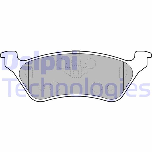 DELPHI FREN BALATASI ARKA CHRYSLER GRAND VOYAGER. TOWN AND COUNTRY. VOYAGER / DODGE CARAVAN. GRAND CARAVAN  - DELPHI LP1694 kodlu oto yedek parça görseli