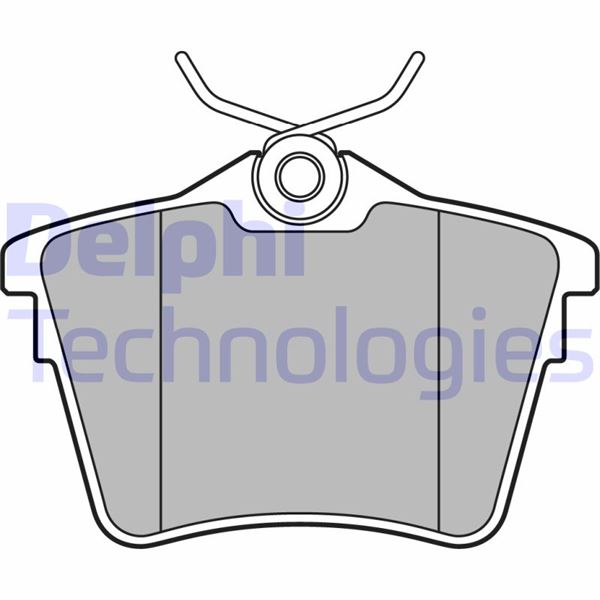 DELPHI ARKA FREN BALATASI PEUGEOT P407 1.6 HDI 1.8-2.0 04 607 00 CITROEN C5 08 OEM: 4254.91-4252.79-4253.26-4254.04 - DELPHI LP1892 kodlu oto yedek parça görseli