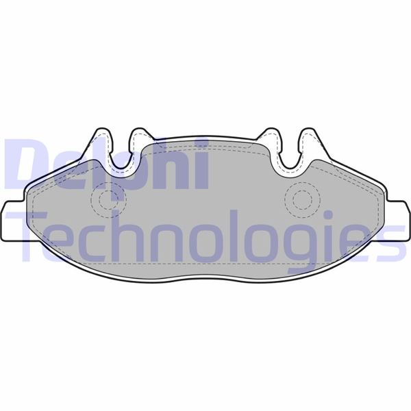 DELPHI FREN BALATASI ON MERCEDES VITO W639 03 OEM: A0064204320 - DELPHI LP1947 kodlu oto yedek parça görseli