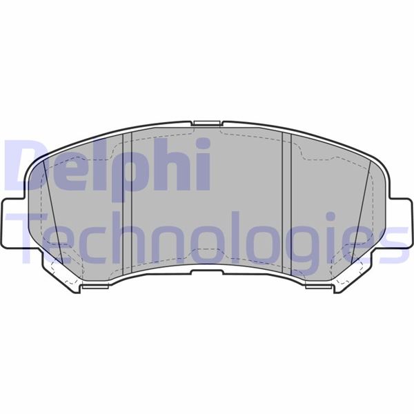 DELPHI ÖN BALATA QASHQAI 1.5 DCİ-1.6-2.0-2.0 DCİ 07 XTRAIL 2.0-2.0 DCİ-2.5 07 KOLEOS 2.0 DCI 08 OEM: 410600023R-D1060JD00A-WVA24632 - DELPHI LP2031 kodlu oto yedek parça görseli