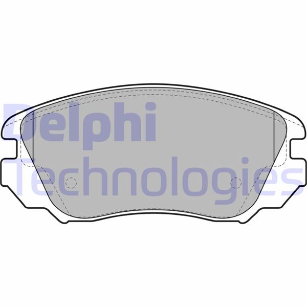 DELPHI ÖN FREN BALATASI INSIGNIA A 08 17 MALIBU 12 SAAB 9.5 10 12 296 mm 16 İNÇ JANT OEM: 95514525-1605185-22959105-1605236 - DELPHI LP2080 kodlu oto yedek parça görseli