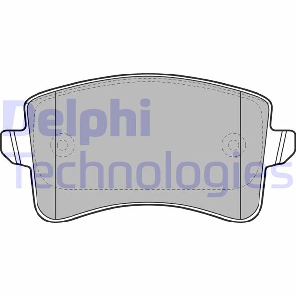 DELPHI ARKA BALATA A4-A5-Q5 09 GDB1765 OEM: 8K0698451-8K0698451A-WVA24606 - DELPHI LP2106 kodlu oto yedek parça görseli