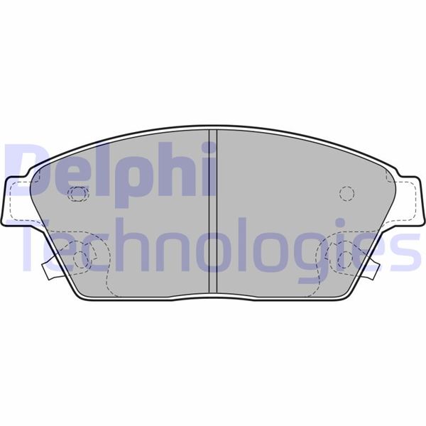 DELPHI ÖN FREN BALATASI ASTRA J 10 MOKKA 13 ZAFIRA C 11 CRUZE 09 TRAX 11 16 İNÇ 300mm OEM: 1605178-1605135-13412810-1680880380 - DELPHI LP2170 kodlu oto yedek parça görseli