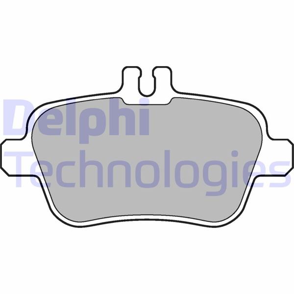 DELPHI FREN BALATASI ARKA MERCEDES W176 W246 C117 X156 R172 OEM: A0074209520 - DELPHI LP2289 kodlu oto yedek parça görseli