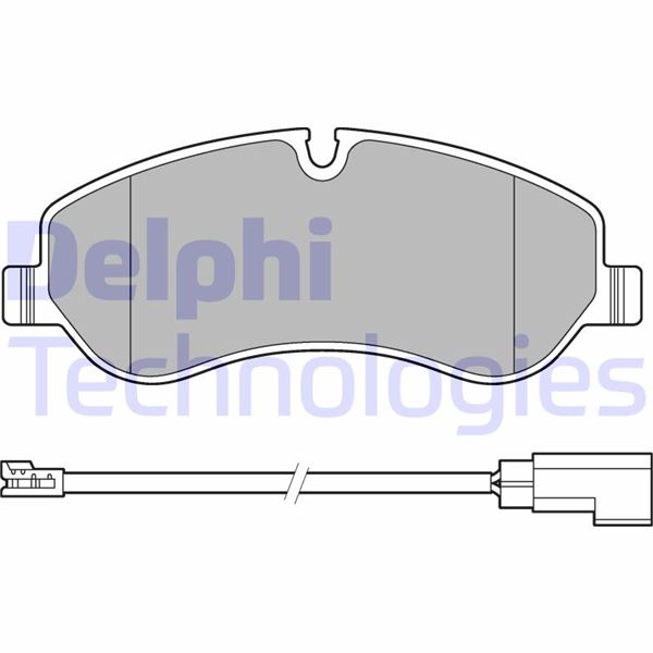 DELPHI ÖN BALATA FORD TRANSIT V363 14 -TRANSIT CUSTOM 2.2 TDCI 12 KABLOLU OEM: MEBK2J2K021AA-BK212K021AA -1842632 - DELPHI LP2661 kodlu oto yedek parça görseli