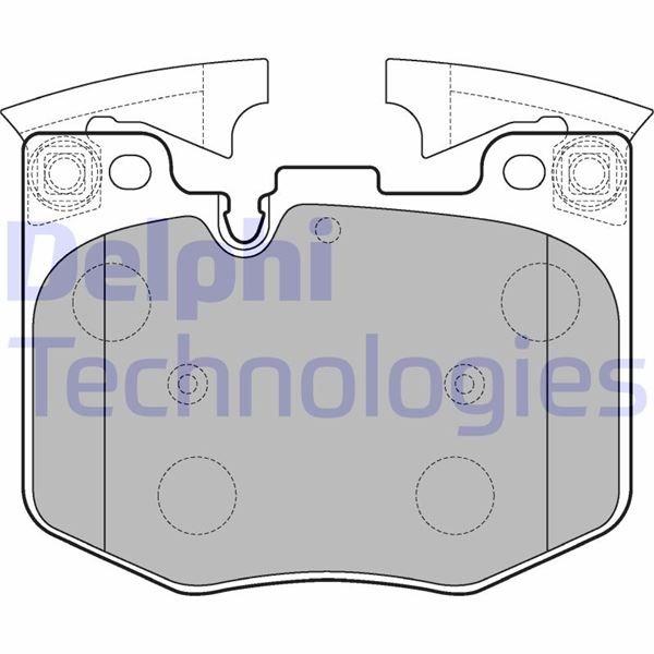 DELPHI FREN BALATASI ON BMW G30 G38 G32 G20 G01 G02 G05 G06 G07 G29 G11 G12 G14 G15 G16 I20 OEM: 34116889570 - DELPHI LP3235 kodlu oto yedek parça görseli