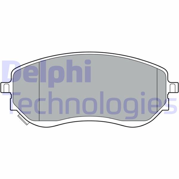 DELPHI FREN BALATASI ON MERCEDES X-CLASS W470 . NISSAN NAVARA 15 D23. D23T 2.3 dCi OEM: A4704205300-D10605JU0A - DELPHI LP3401 kodlu oto yedek parça görseli