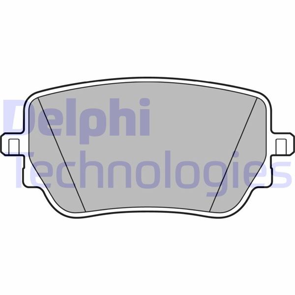 DELPHI FREN BALATASI ARKA MERCEDES W177 V177 W247 C118 X118 H247 X247 OEM: A0004201706-A0004205803 - DELPHI LP3439 kodlu oto yedek parça görseli