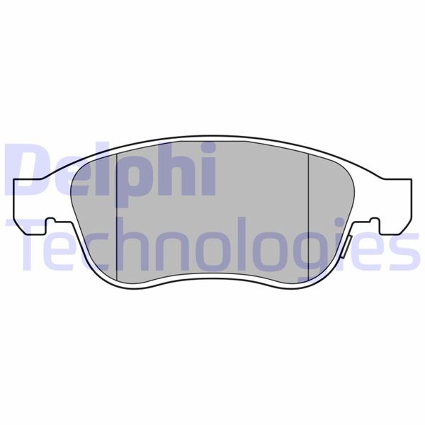 DELPHI ÖN BALATA FIAT 500X 15 JEEP RENEGADE SUV 14 OEM: 77367213-77367369 - DELPHI LP3588 kodlu oto yedek parça görseli