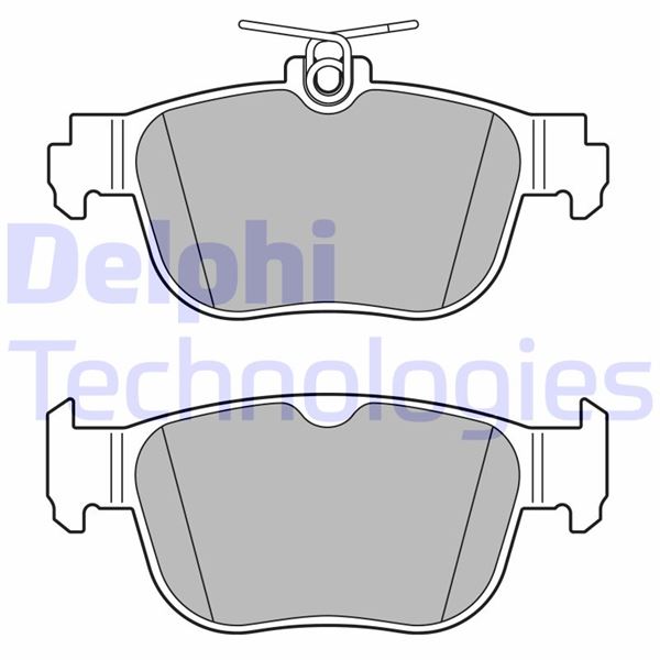 DELPHI FREN BALATASI ARKA AUDI-SEAT-SKODA-VW 11/2019 5WA698451-8Y0698451 OEM: 5WA698451-8Y0698451 - DELPHI LP3674 kodlu oto yedek parça görseli