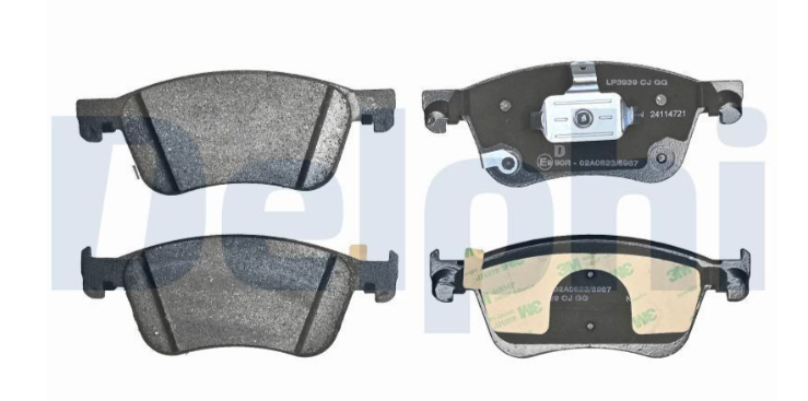 DELPHI FREN BALATASI ÖN RENAULT AUSTRAL 23> RAFALE 24> MEGANE E TECH 22> OEM: 410600995R-410A10803R-410A13659R - DELPHI LP3939 kodlu oto yedek parça görseli