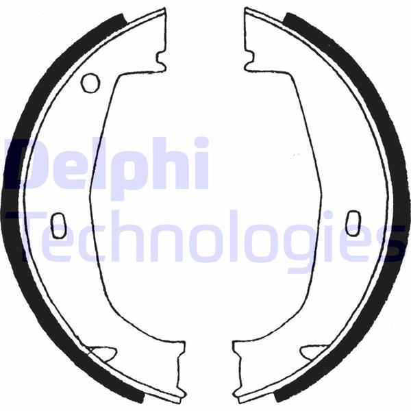 DELPHI FREN BALATASI ARKA PARK FRENI BMW E81 E82 E87 E88 F20 E46 E90 E91 E92 E93 F30 F31 F32 F36 E85 E86 OEM: 34416761291 - DELPHI LS1851 kodlu oto yedek parça görseli