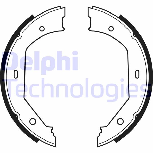 DELPHI FREN BALATASI ARKA PARK FRENI BMW E81 F87 E46 E90 E91 E92 F30 F80 F36 F82 F83 E39 E84 OEM: 34416761292 - DELPHI LS1857 kodlu oto yedek parça görseli