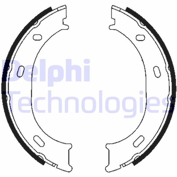 DELPHI FREN BALATASI ARKA PARK FRENI MERCEDES SPRINTER B901 B904 . VW LT 28-35-46 OEM: A0024205820-2D0698525B - DELPHI LS1905 kodlu oto yedek parça görseli
