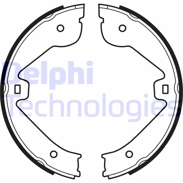 DELPHI FREN BALATASI ARKA PARK FRENI LAND ROVER RANGE ROVER 3 L322 02 12 . VW TOUAREG PORSCHE CAYENNE 9PA AUDI Q7 4LB OEM: SFS000051-7L0698525 - DELPHI LS1995 kodlu oto yedek parça görseli