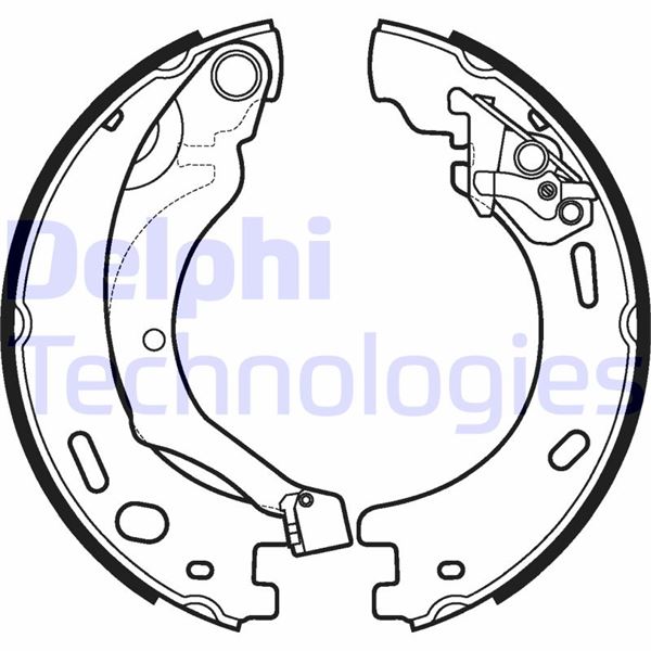 DELPHI FREN BALATASI ARKA PARK FRENI LAND ROVER DISCOVERY 3-4 L319 RANGE ROVER SPORT 1 L320 OEM: LR031947 - DELPHI LS1997 kodlu oto yedek parça görseli