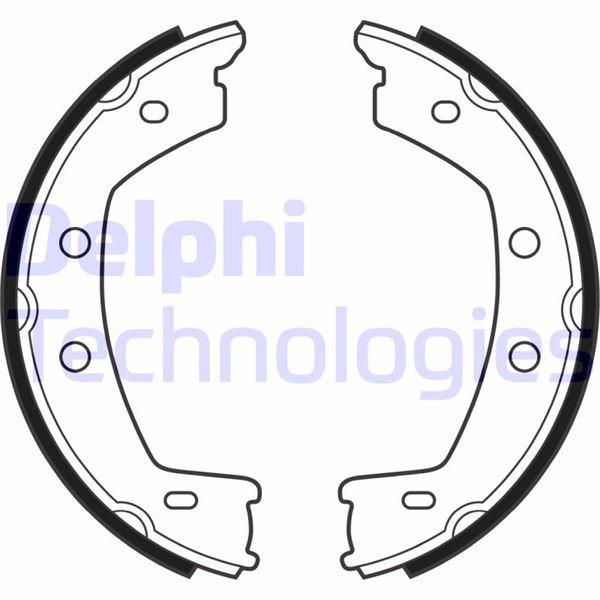 DELPHI FREN BALATASI ARKA PARK FRENI LAND ROVER FREELANDER 2 L359 06 14 OEM: LR001020 - DELPHI LS2030 kodlu oto yedek parça görseli