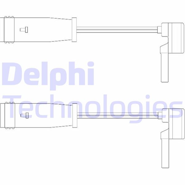 DELPHI BALATA FISI MERCEDES W169 W245 CL203 W203 W204 W220 W211 W212 W166 X204 CIFT OEM: A2115401717 - DELPHI LZ0153 kodlu oto yedek parça görseli