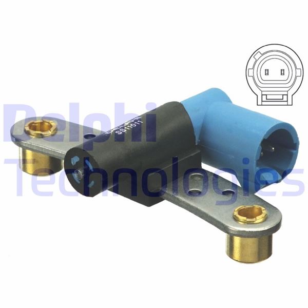 DELPHI KRANK MİL SENSÖRÜ CLIO II 1.6 98-05 -KNG 1.4 97 MGN I 1.6e 96-99 K7M OEM: 8200647388-8200468646-7700101971 - DELPHI SS11011 kodlu oto yedek parça görseli