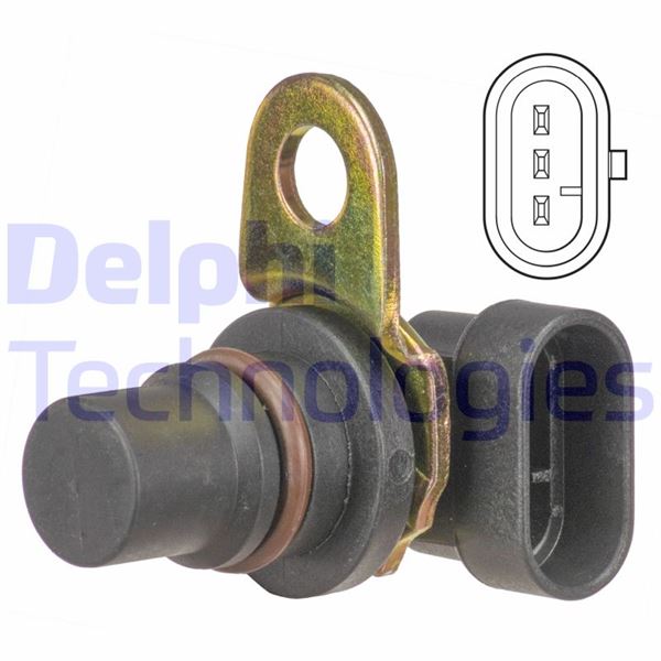 DELPHI EKSANTRİK MİL DEVİR SENSÖRÜ ASTRA G-COMBO-MERIVA A 01-06 1.6 Z16SE OEM: 10456592-1236308 - DELPHI SS11202 kodlu oto yedek parça görseli