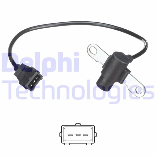 DELPHI KRANK MİLİ SENSÖRÜ LAGUNA OEM: 7700100650 - DELPHI SS11235 kodlu oto yedek parça görseli