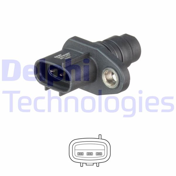 DELPHI KRANK VE EKSANTRİK MİLİ DEVİR SENSÖRÜ ASTRA H-ZAFIRA B-ASTRA J-CORSA D-MERIVA A-B-CORSA C 1.7 A-Z17D T-DTR-DTH-DTJ VECTRA C 3.0 Z30DT OEM: 97321620-6235650 - DELPHI SS11478 kodlu oto yedek parça görseli