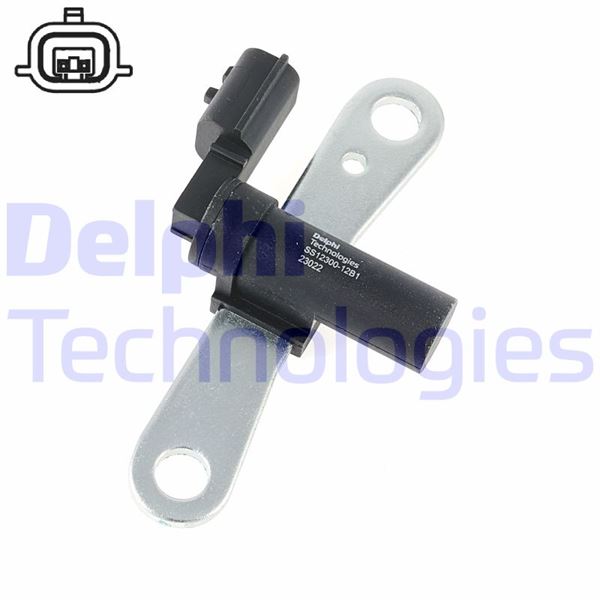 DELPHI KRANK MİLİ SENSÖRÜ RENAULT CLIO IV 12 DACIA DOKKER 12 LOGAN II 12 SANDERO II 12 1.2 D4F 1.4 K7J 1.6 K7M OEM: 8200772182 - DELPHI SS12300-12B1 kodlu oto yedek parça görseli