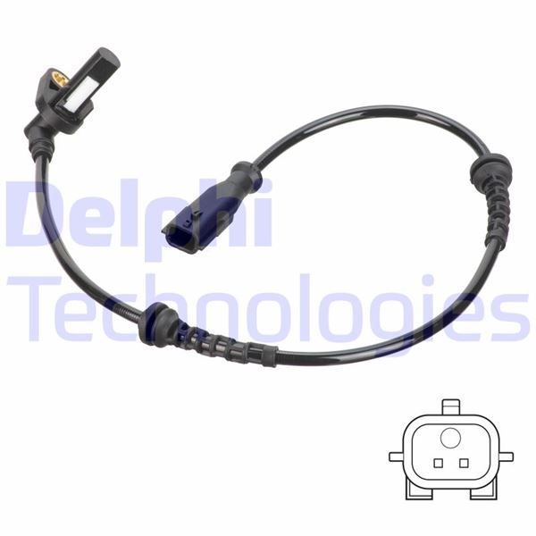 DELPHI ABS SENSÖRÜ CLİO-CLİO CAMPUS-CLİO SYMBOL-CLİO THALİA-CLİO VAN-SYMBOL-THALİA 09-1998 OEM: 479105431R-8200933549 - DELPHI SS20765 kodlu oto yedek parça görseli